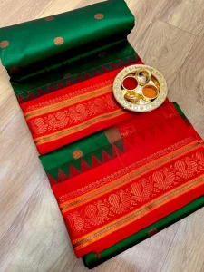 Traditional Saree With Border 9Yard : The Morani Fashion